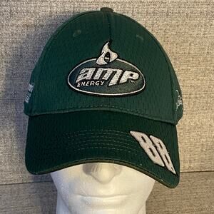 Dale Jr #88 Amp Energy NASCAR Chase Authentics Green Adjustable Hat OSFM
